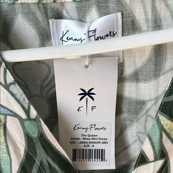 Kenny Flowers Queen Street Wrap Dress NWOT - Picture 5 of 8